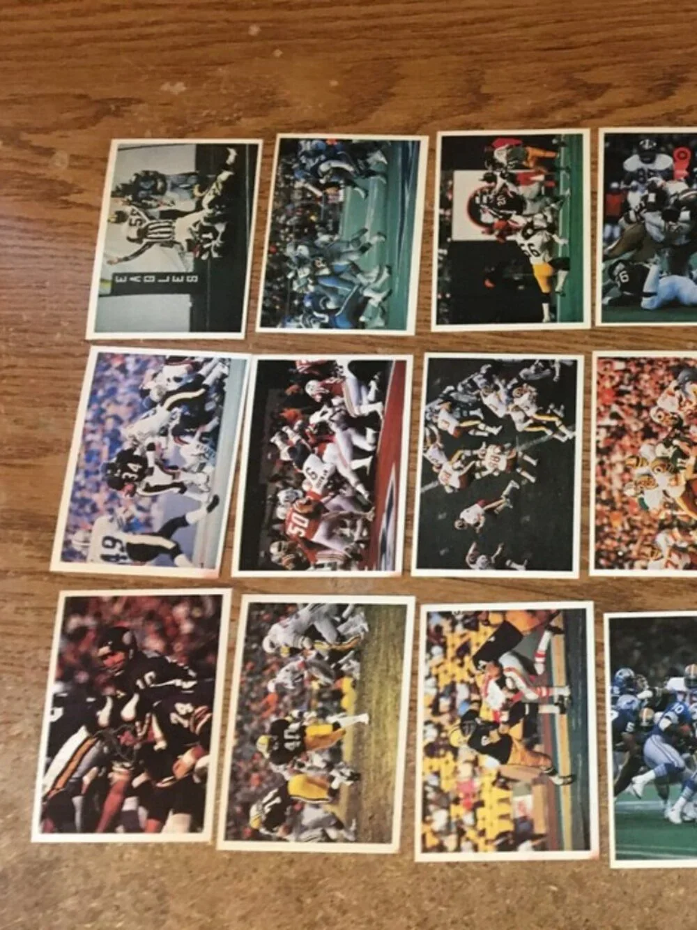 1986 JENO'S PIZZA ROLLS NFL ACTION STICKERS FOOD ISSUE COMPLETE SET OF 56